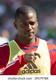 CARSON, CA. - OCTOBER 25:  Shavar Thomas During Half Time Of The Chivas USA Vs. Houston Dynamo Match On October 25th, 2009 At The Home Depot Center In Carson.