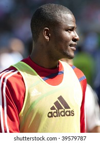 CARSON, CA. - OCTOBER 25:  Shavar Thomas During Half Time Of The Chivas USA Vs. Houston Dynamo Match On October 25th, 2009 At The Home Depot Center In Carson.