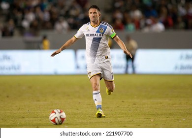 CARSON, CA - SEPT 28:  Robbie Keane during the Los Angeles Galaxy MLS game against the New York Red Bulls on Sept 28th 2014 at the StubHub Center.