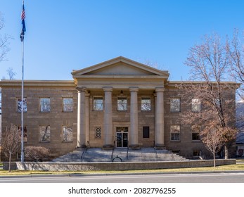 Carson City, Nevada - USA - November 28, 2021: Nevada Attorney General’s Office Across From The State Capitol On N Carson St.