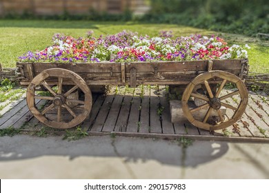 Cart Flowers Effect Tilt Shift Stock Photo 290157983 | Shutterstock