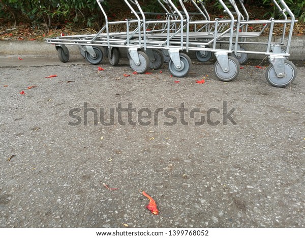 cart parking
by footpath close up roller
series