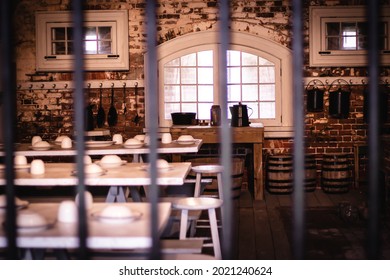 Carteret County, North Carolina, In The United States - July 28, 2021 : Fort Macon State Park