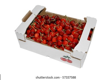 A carton box plenty of cherries
