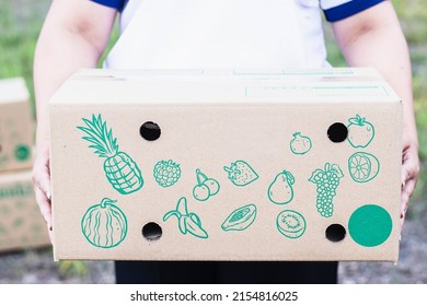 Carton boxes for containing fruit and vagetable