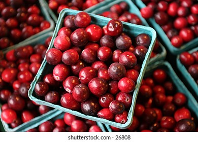 cartons of cranberries