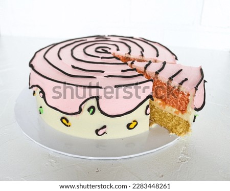 Cartoon cake, Birthday cake designs