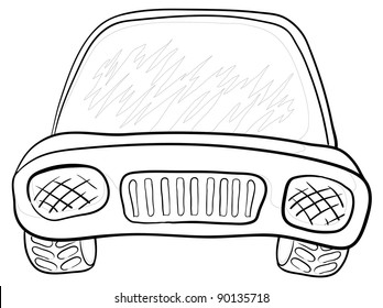 47 Car Cartoon Outline Stock Photos, Images & Photography | Shutterstock