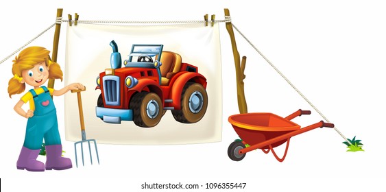 Tractor Girl Images, Stock Photos & Vectors 