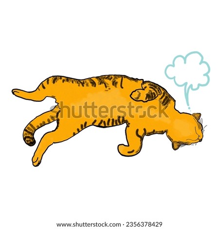 cartoon pictures.orange cat.orange cat sleeping.orange cat cartoon design.