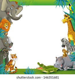 Safari Frame Stock Illustrations, Images & Vectors | Shutterstock