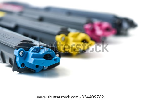 cartridges of color laser printer