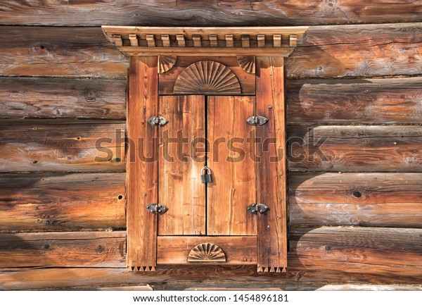 Carved Wooden Window Old Wooden Window Stock Photo Edit Now