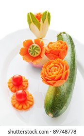 Carving On Vegetables