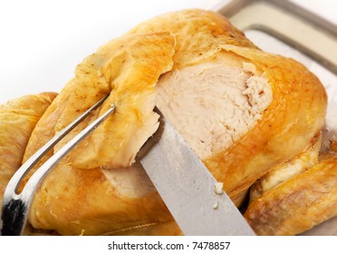 Carving Roast Chicken