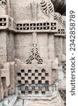 carvings in sandstone at Rani sipri mosque, Ahmedabad, Gujarat 