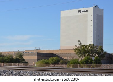 Casa Grande, Arizona - June 3 2022: Abbott Labs (ABT)  Nutritional Manufacturing Facility With Factory And Office Buildings