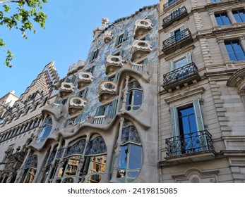 Casa Batlló, work by Gaudí