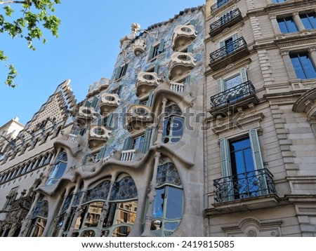 Casa Batlló, work by Gaudí