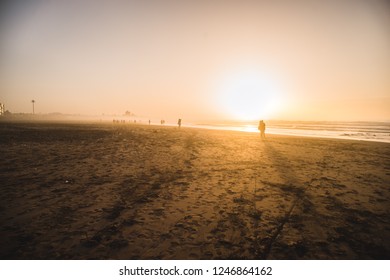 Casablanca Beach On Sunset