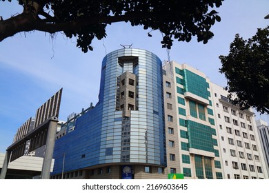 CASABLANCA, MOROCCO - FEBRUARY 22, 2022: Casablanca Stock Exchange (CSE) also know as Bourse de Casablanca. One of largest stock markets of Middle East and North Africa region (MENA).