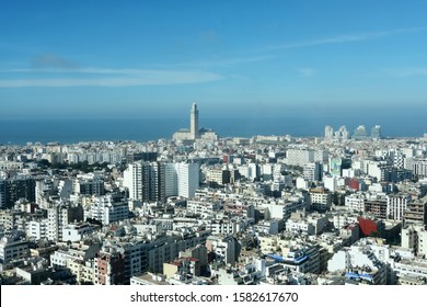 Casablanca view from above - Twin towers