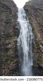 Casca D'anta Waterfall, Largest Freefall Of The São Francisco River, Located In The Serra Da Canastra National Park