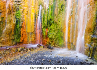 Cascade Of Colors, Caldera De Taburiente, La Palma (Spain)