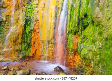 Cascade Of Colors, Caldera De Taburiente, La Palma (Spain)