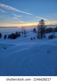 Cascade, Idaho Sunrise Snow Winter Nature Outdoors