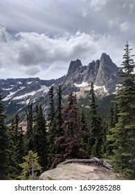 Cascade Loop Mountains On A Summer Day