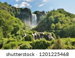 The Cascata delle Marmore (Marmore Falls) is a man-made waterfall created by the ancient Romans located near Terni in Umbria region, Italy. The waters are used to fuel an hydroelectric power plant