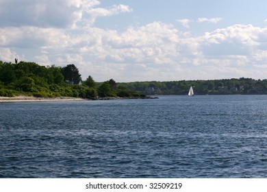 Casco Bay Near Portland Maine