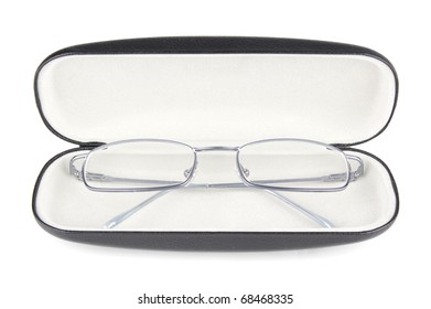Case for glasses closeup