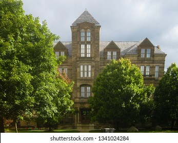 Case Western Reserve University  in Cleveland, Ohio. A typyical university building in the United States which has many private research institutes - Shutterstock ID 1341024284