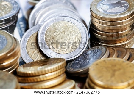 cash coins of the European Union, metal coins denominated in euros