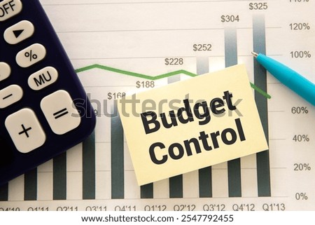 Cash Flow Control (CFC) text on notepad, Business and Financial concept background