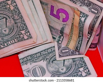 Cash Money Business Finance Background. US Currency Bills. 