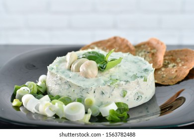 
Cashew Cheese With Corn Crackers