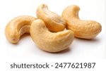 cashew nut isolated on white