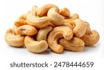 cashew nut isolated on white