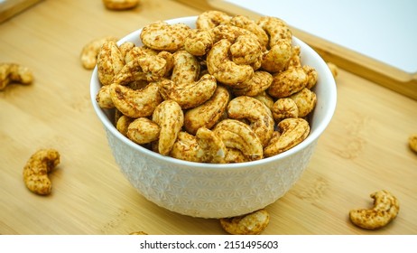 Cashew Nuts Flavored Kaju Roasted Flavored Stock Photo 2151495603 ...