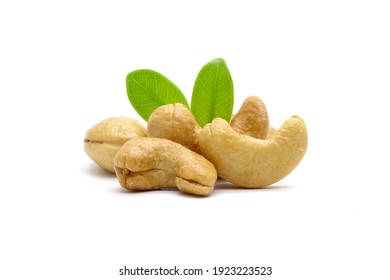 Cashew Nuts Isolated On White Background