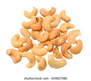 Cashews Isolated White Background