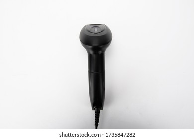 The Cashier Sweep Entry Device Used In The Supermarket Is Isolated Against A White Background