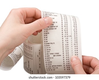 Cashier's Check In Hand