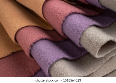 Cashmere Fabric On Coat, Italian Viscose