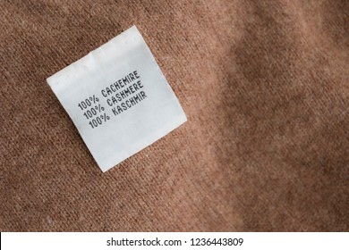 cashmere label - 100% cashmere