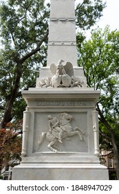 Casimir Pulaski Monument In Savannah, Georgia