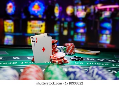 A Casino Black Jack Table 